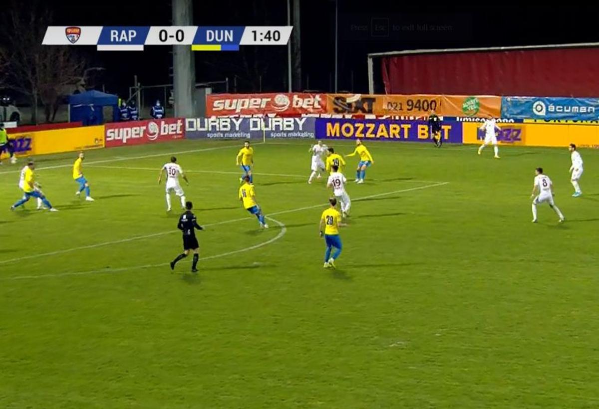Autogol Rapid - Dunărea Călărași