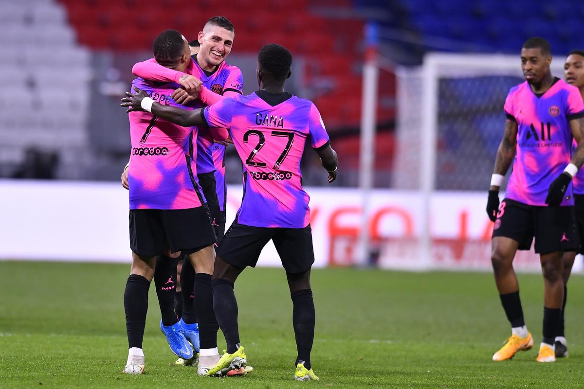 Lyon - PSG 2-4, FOTO: Twitter @PSG