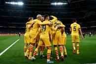 Imaginile bucuriei catalane » Cum au sărbătorit fotbaliștii Barcelonei după victoria fantastică în fața lui Real Madrid