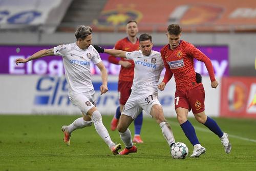 Darius Olaru, mijlocașul FCSB-ului, cu o prestație fabuloasă în meciul de la Pitești, n-a fost convocat la echipa națională. Foto: Imago