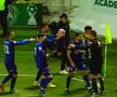 „Centralul” Szabolcs Kovacs și asistentul Cosmin Vătămanu au avut viață grea la disputa dintre Concordia Chiajna și CSA Steaua, din prima rundă a play-off-ului ligii secunde.