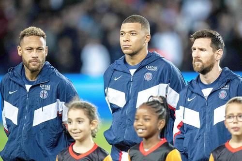 Neymar, Mbappe și Messi, trioul de senzație al PSG-ului // foto: Imago Images