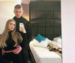 Portarul lui Dinamo Filip Dujmovic și iubita, Aleksandra