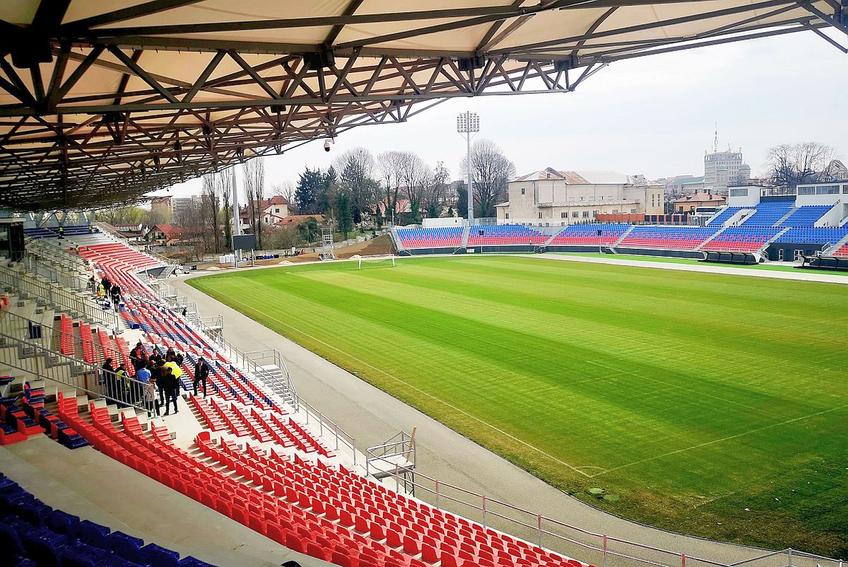 Stadionul din Târgoviște // sursă foto: Facebook @ Cristian Daniel Stan