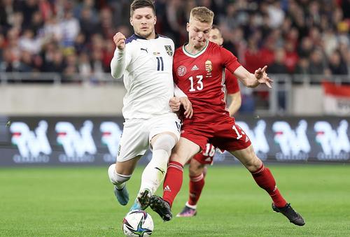 În martie 2022, Ungaria și Serbia s-au înfruntat într-un meci amical // foto: Guliver/gettyimages