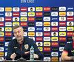Edi Iordănescu la conferința de presă dinaintea meciului amical cu Irlanda de Nord (foto: Andrei Petrescu)