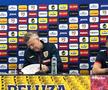Edi Iordănescu la conferința de presă dinaintea meciului amical cu Irlanda de Nord (foto: Andrei Petrescu)