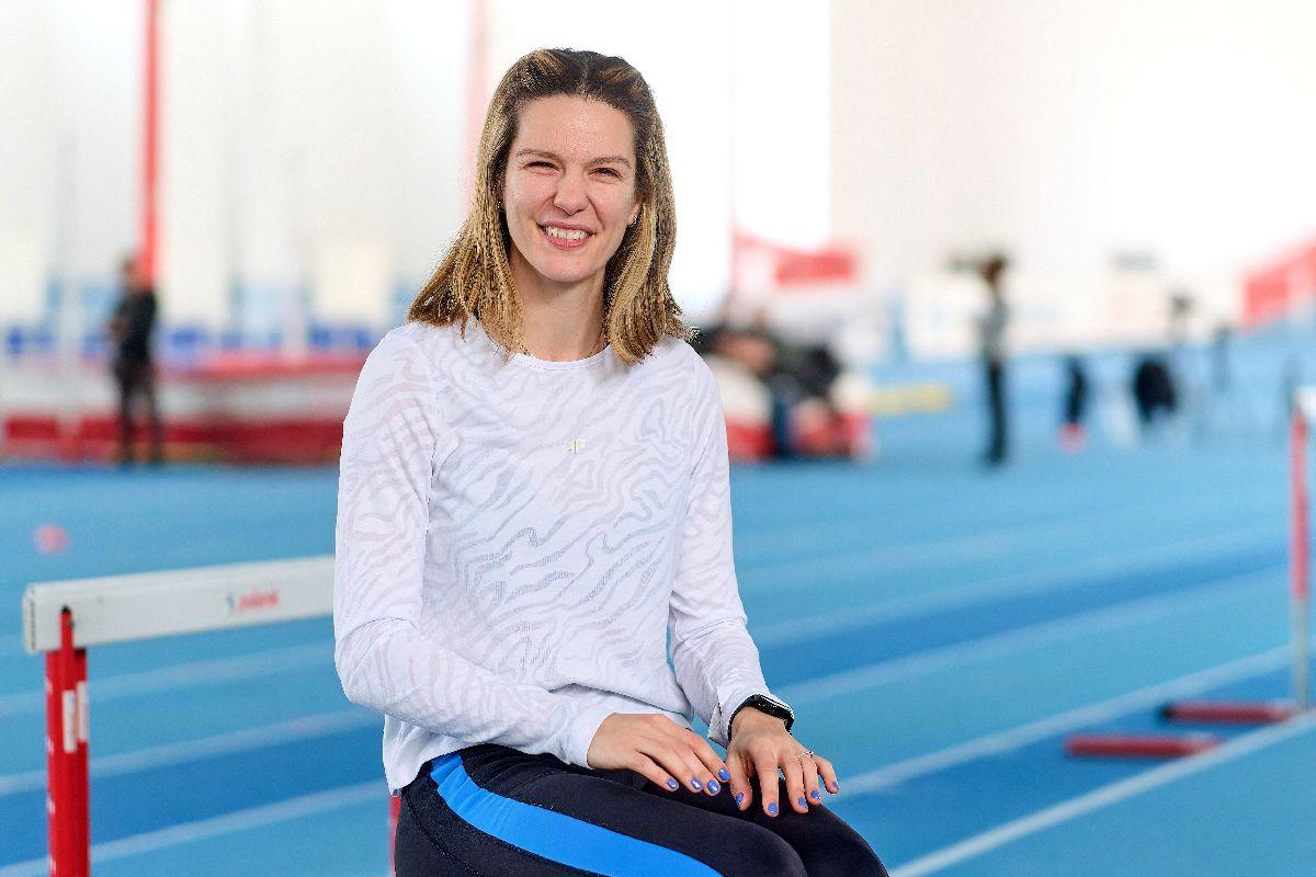 Imagini cu atleta Alina Rotaru-Kottmann, în interviul acordat Gazetei Sporturilor