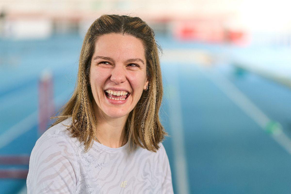 Imagini cu atleta Alina Rotaru-Kottmann, în interviul acordat Gazetei Sporturilor