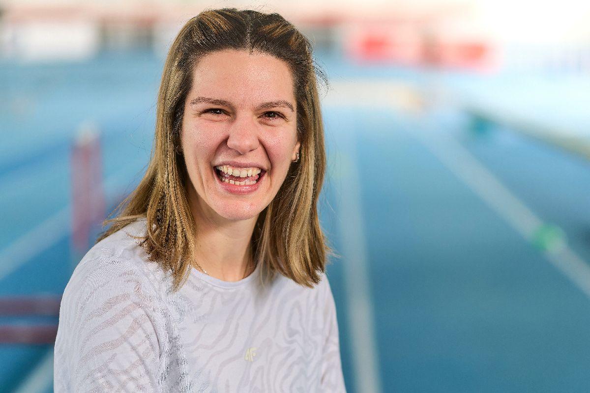 Imagini cu atleta Alina Rotaru-Kottmann, în interviul acordat Gazetei Sporturilor