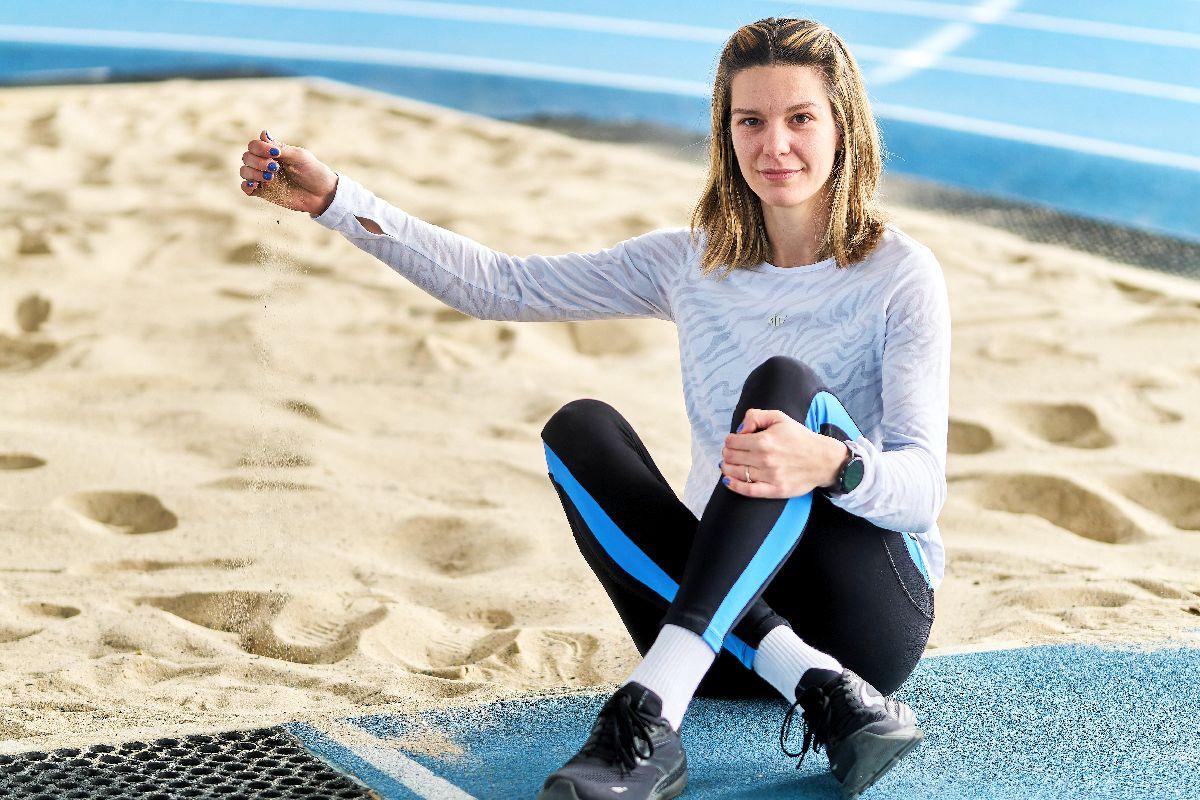 Imagini cu atleta Alina Rotaru-Kottmann, în interviul acordat Gazetei Sporturilor