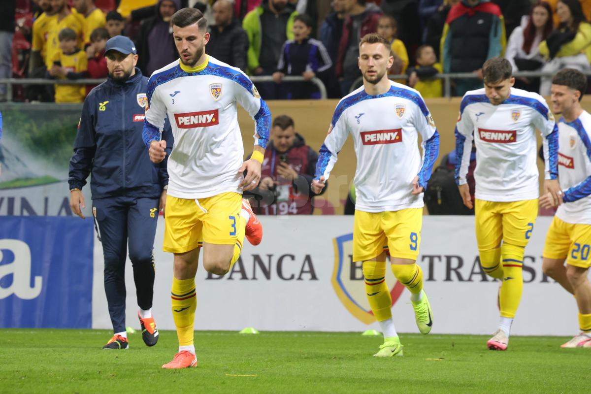 România - Bosnia, imagini de la încălzirea „tricolorilor”