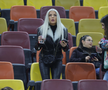 Laura Vicol, prezentă la România - Bosnia. FOTO: GSP