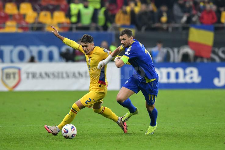 România – Bosnia-Herțegovina, meci din preliminariile pentru Campionatul Mondial din 2026. FOTO: Cristi Preda (GSP.RO)