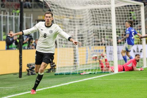 Leon Goretzka, după golul înscris Italiei pe San Siro / Foto: Imago