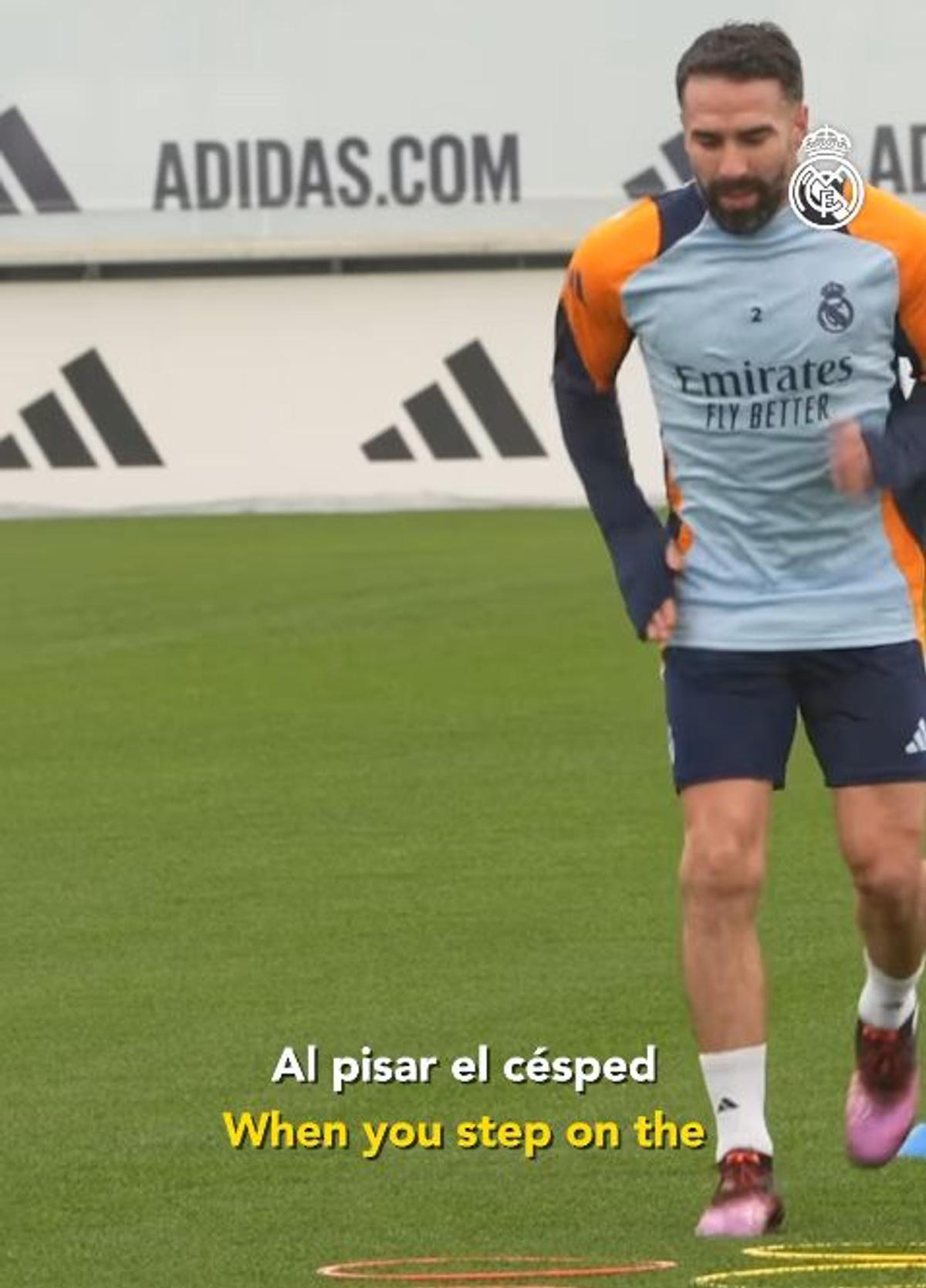 Piciorul lui Dani Carvajal după operație