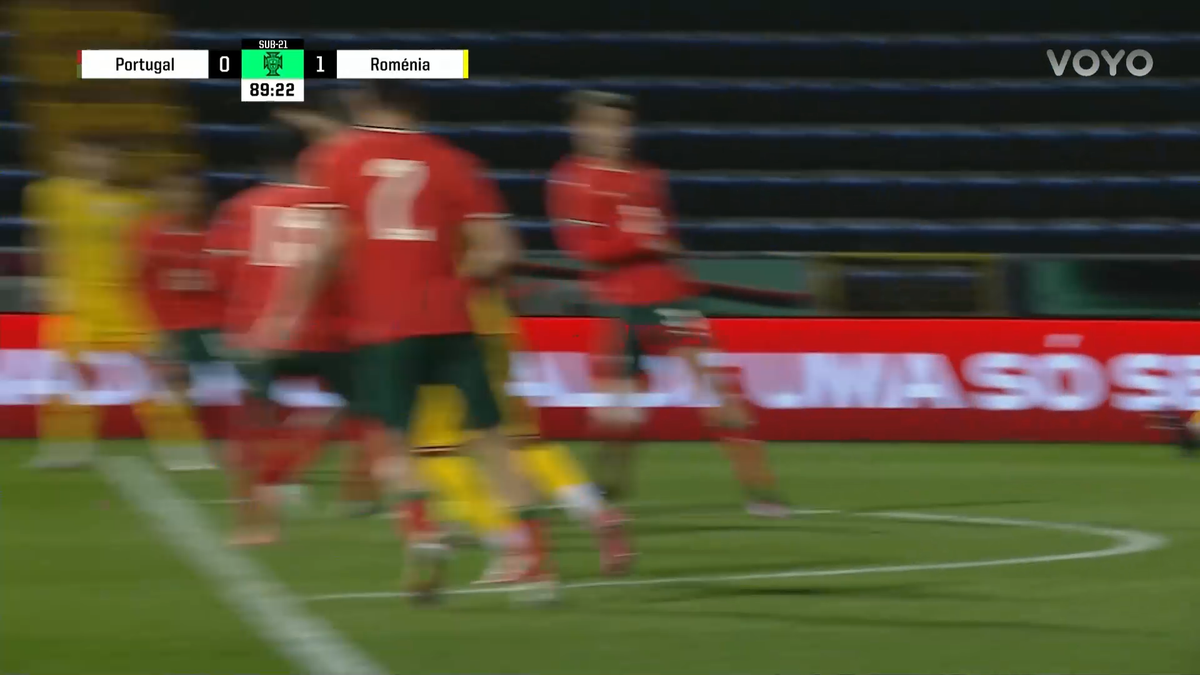 Golul lui Cristi Mihai în Portugalia U21 - România U21