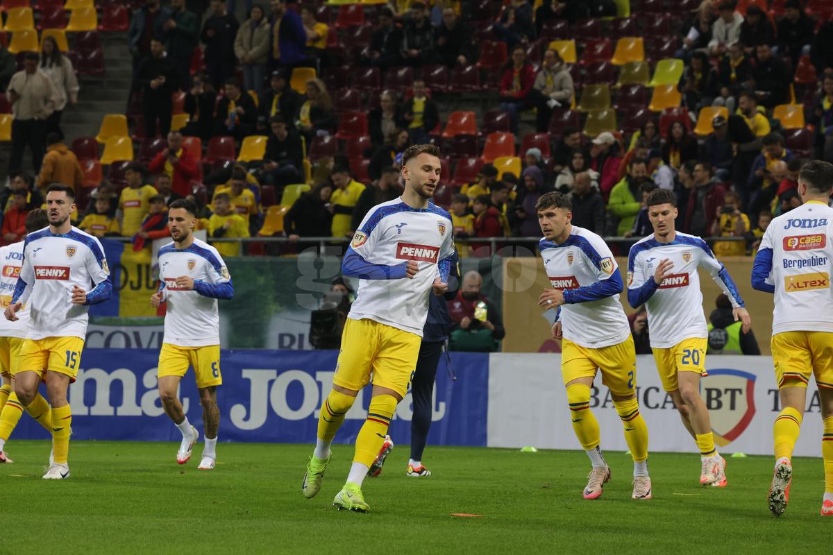 România - Bosnia, imagini de la încălzirea „tricolorilor”