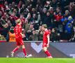 Rasmus Hojlund a celebrat în stilul lui Cristiano Ronaldo în Danemarca - Portugalia