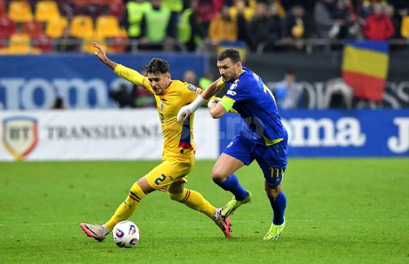 Unde a „dispărut” Dzeko la pauza meciului România - Bosnia