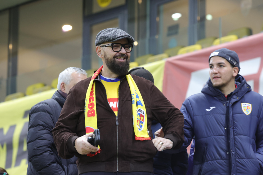 Cristian Popescu Piedone, prezent la România - Bosnia. FOTO: Ionuț Iordache (GSP)