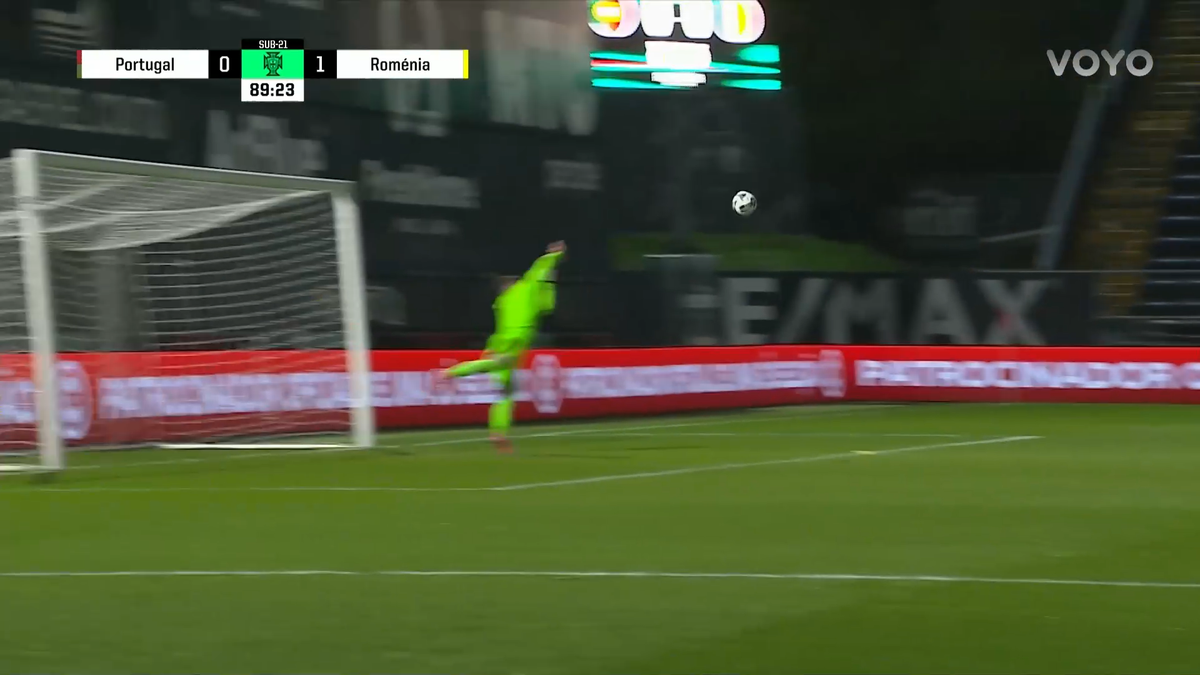 Golul lui Cristi Mihai în Portugalia U21 - România U21