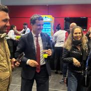 Nicușor Dan fost prezentă la România – Bosnia-Herțegovina, meci din preliminariile pentru Campionatul Mondial din 2026. FOTO: Ionuț Iordache (GSP.RO)
