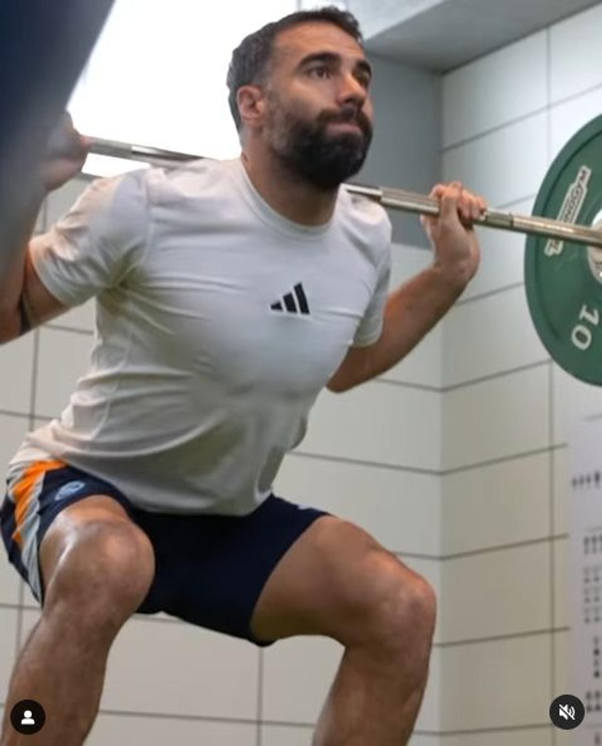 Piciorul lui Dani Carvajal după operație
