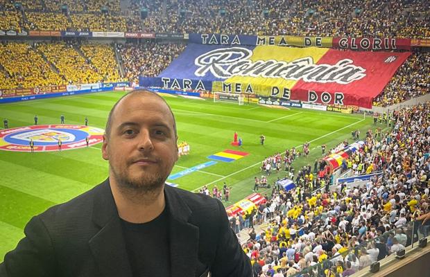 Andrei Ciobanu, comediantul fan FCSB, a fost la GSP Live. Ce facem, diseară, cu Bosnia?