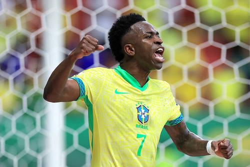 Vinicius, în Brazilia - Columbia // foto: Guliver/gettyimages