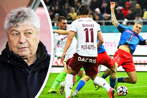 Mircea Lucescu, stânga / duelul Denis Ciobotariu vs Daniel Bîrligea, dreapta, fotomontaj: Daiana Păduraru