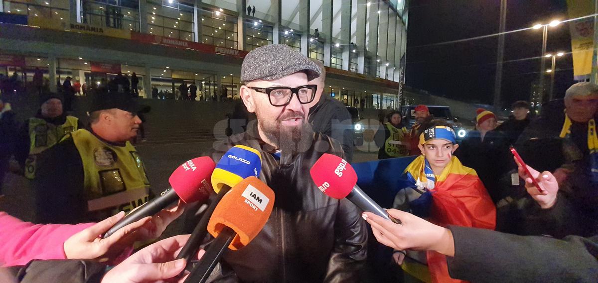 Cristian Popescu Piedone, prezent la România - Bosnia