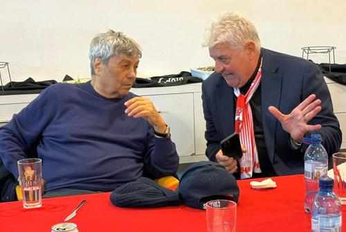 Ioan Andone, alături de Mircea Lucescu/ foto: GSP
