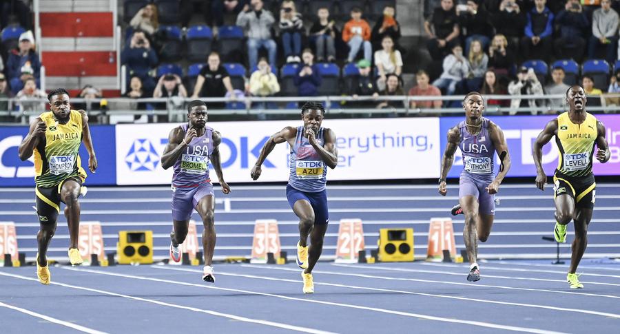 Jordan Anthony în acțiune FOTO Imago Images Jordan Anthony, medalie de aur la prima competiție mondială, după un incident cu un ofițer antidoping