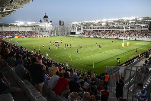 Meci de rugby pe arena Arcul de Triumf. Foto: Imago