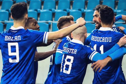 FC U Craiova, liderul play-off-ului din Liga 2 FOTO Facebook Fotbal Club Universitatea 1948