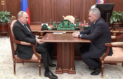 Război în Ucraina, ziua 57 » Vladimir Putin, către Șoigu: „Vă felicit pentru eliberarea Mariupolului”