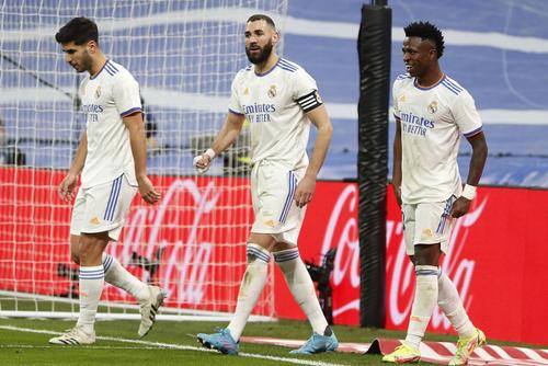 Asensio, Benzema și Vinicius/ foto: Imago Images