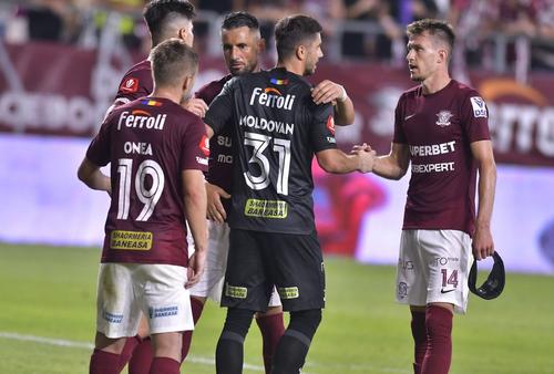 Răzvan Stanca (43 de ani), fost portar la FCSB, l-a lăudat pe Horațiu Moldovan, goalkeeper-ul titular la Rapid, în direct la GSP Live/ foto: Imago Images