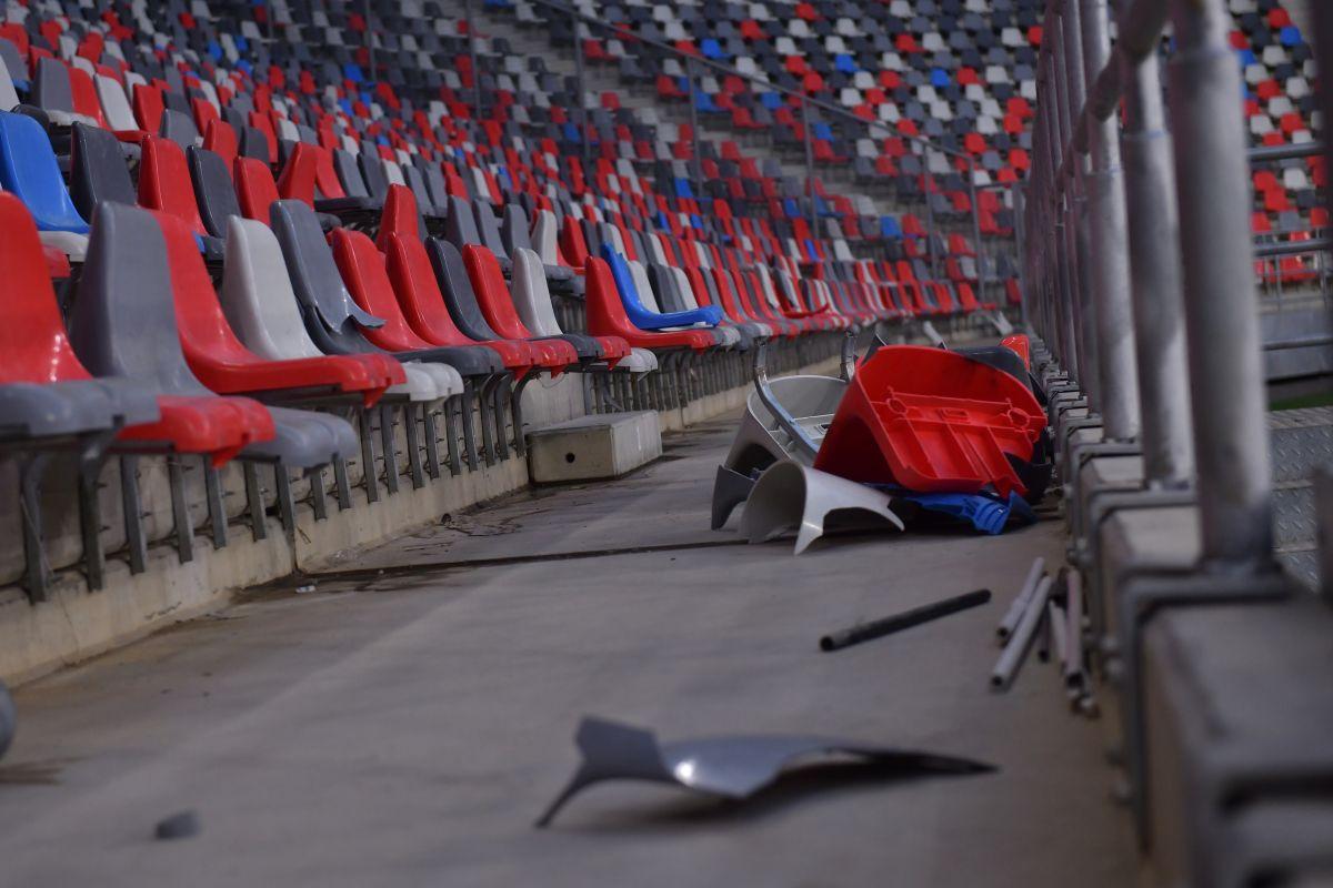 Dezastru pe Ghencea! Cum arată stadionul, la 3 zile după CSA Steaua - Dinamo 2-0: scaune topite și rupte