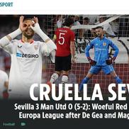 Titlul din The Sun: „Nemiloasa Sevilla”