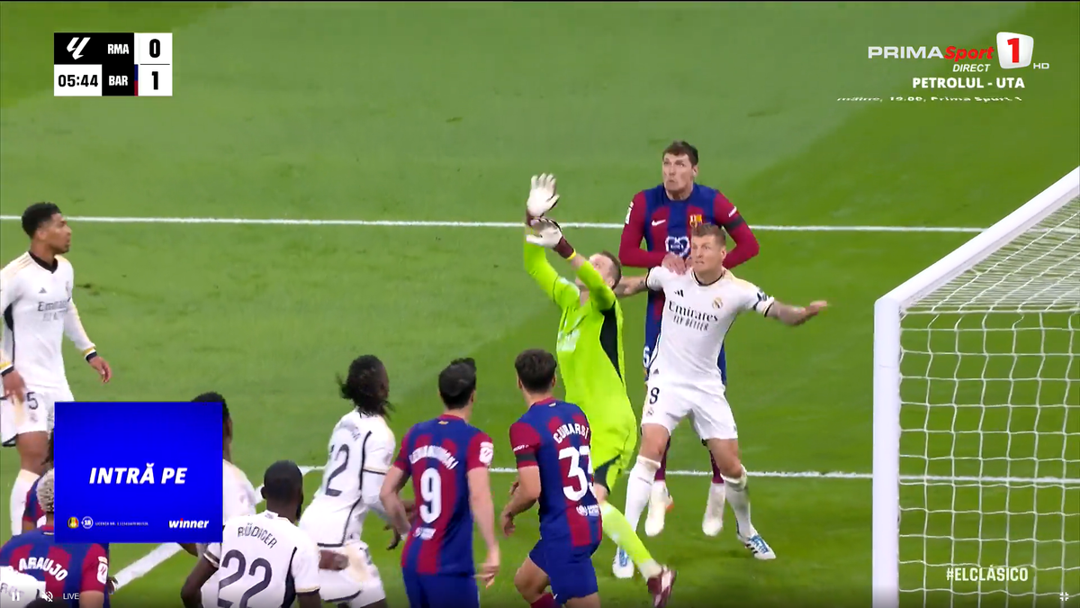 Eroul lui Real Madrid cu City a comis-o în derby-ul cu Barcelona! Apoi a avut o intervenție miraculoasă