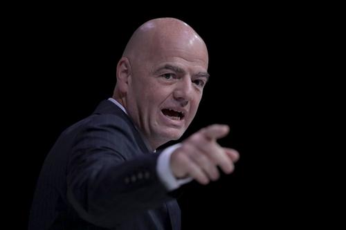 Gianni Infantino le-a declarat război celor care distribuie conținut violent, rasist sau discriminatoriu în mediul online / Foto: GettyImages
