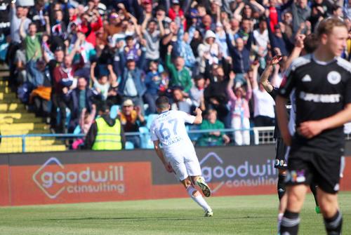 Oțelul Galați a învins-o pe U Cluj, scor 1-0, în runda cu numărul #5 a play-out-ului din Superliga.