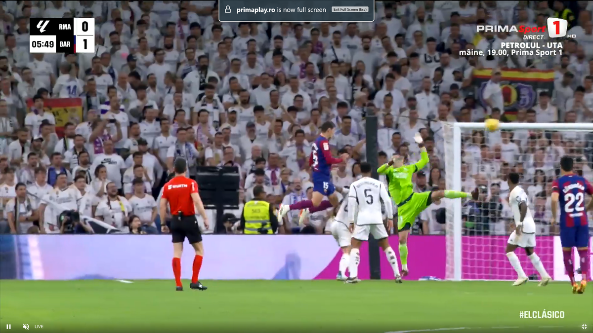 Eroul lui Real Madrid cu City a comis-o în derby-ul cu Barcelona! Apoi a avut o intervenție miraculoasă
