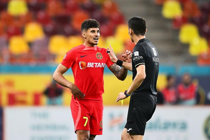 Florinel Coman, într-o discuție cu Marcel Bârsan (FCSB - Rapid 2-2)