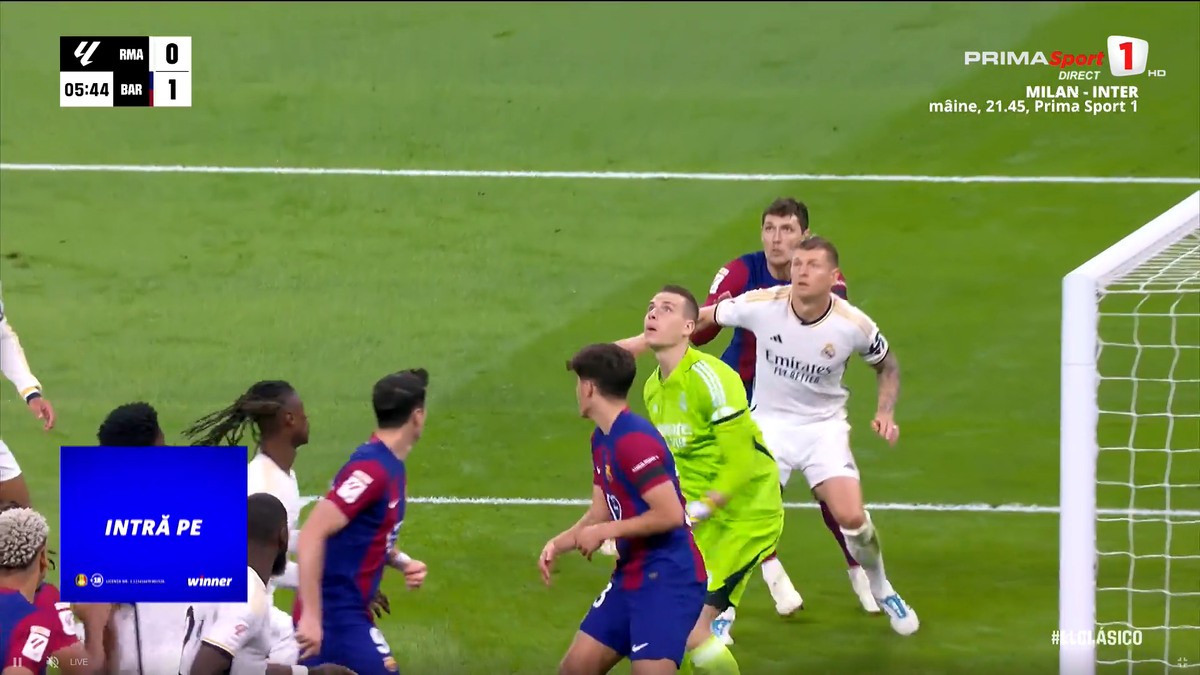 Eroul lui Real Madrid cu City a comis-o în derby-ul cu Barcelona! Apoi a avut o intervenție miraculoasă