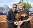 Marton Fucsovics, campion la Țiriac Open 2024, și antrenorul său, Adam Kellner Foto: Raed Krishan