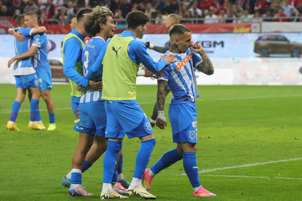 Dinamo - Craiova 0-2 » Nu s-a terminat încă! Oltenii urcă pe 2 și nu renunță la titlu: clasamentul ACUM din play-off