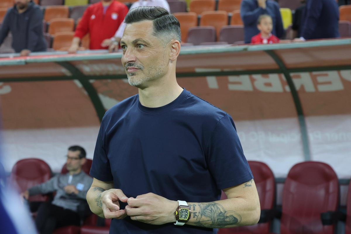 Mirel Rădoi, în Dinamo - Universitatea Craiova, foto: Ionuț Iordache